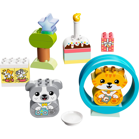 Meu Primeiro Cachorrinho e Gatinho Com Sons Lego Duplo 