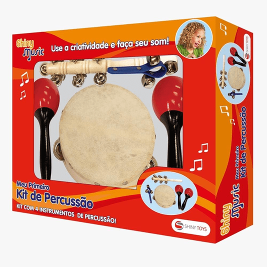 Meu Primeiro Kit de Percussão Lt6A Shiny Toys