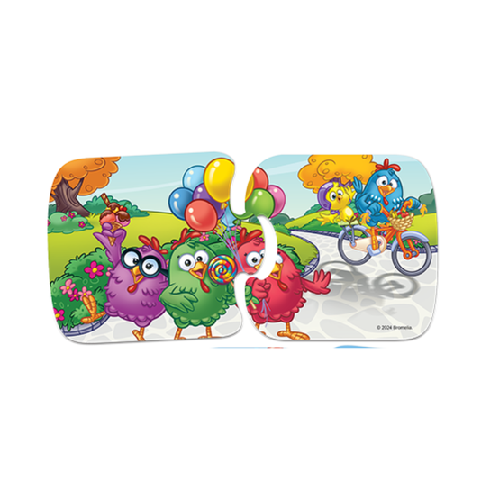 Meu Primeiro Quebra Cabeça Galinha Pintadinha 2-3-4 Peças Toyster