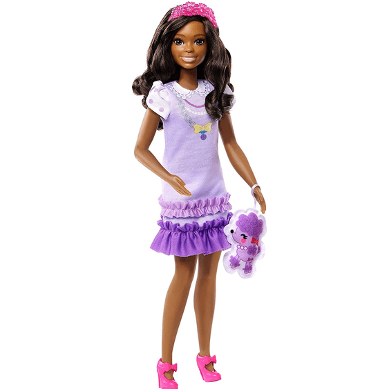 Minha Primeira Barbie Vestido Roxo Mattel