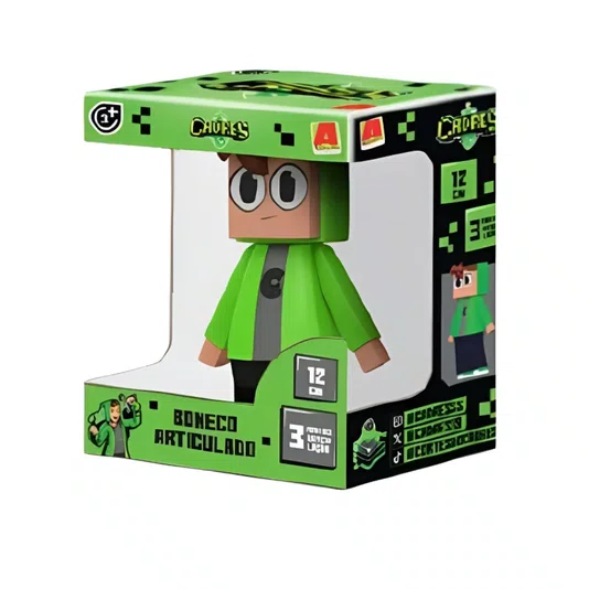 Mini Boneco Cadres em Vinil 12 cm Algazarra 