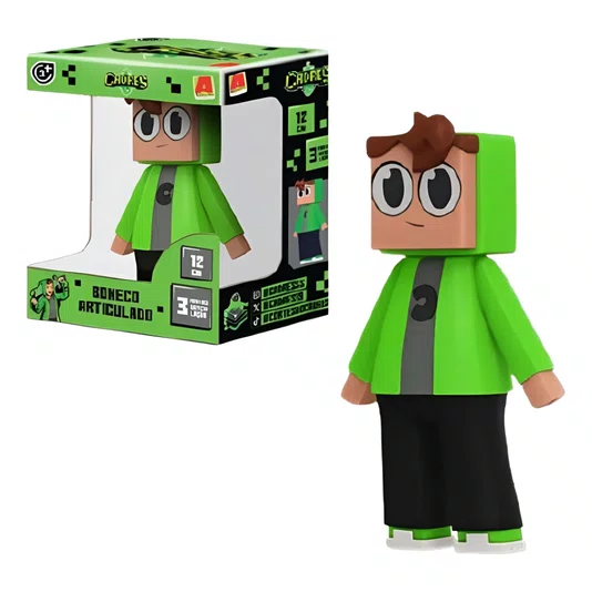 Mini Boneco Cadres em Vinil 12 cm Algazarra 