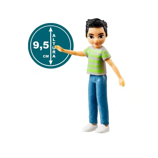 Mini Boneco Jake Tam Polly Pocket Mattel