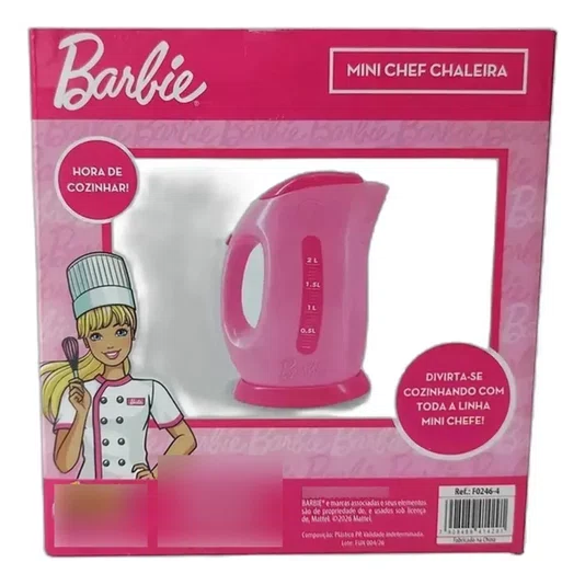 Mini Chef Chaleira Barbie Fun 