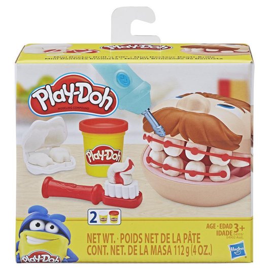 Mini Conjunto Brincando de Dentista Play-Doh Hasbro 