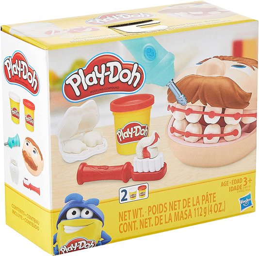 Mini Conjunto Brincando de Dentista Play-Doh Hasbro 