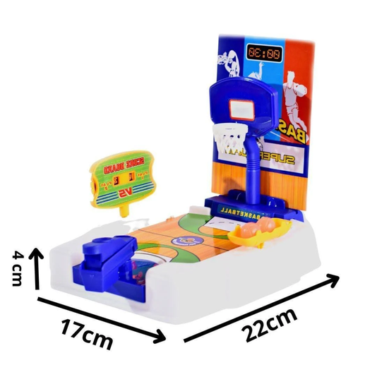 Mini Jogo de Basquete Desktop Games Unitoys 