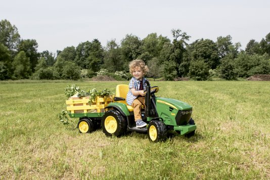 Mini Trator Elétrico Infantil John Deere Ground Force 12V PegPerego
