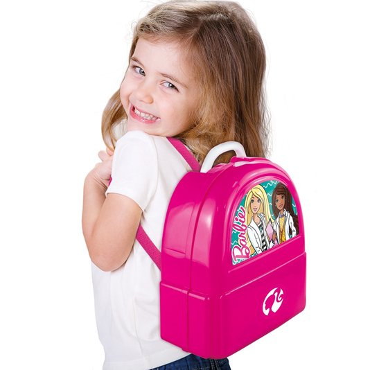 Mochila Kit Médica Barbie Doutora FUN