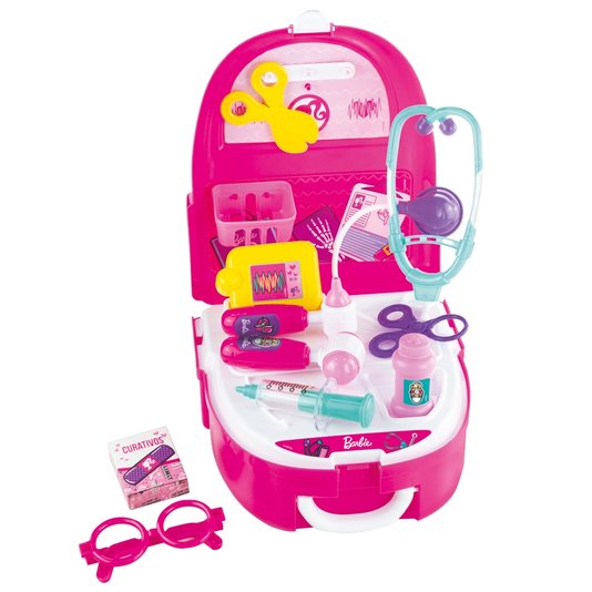 Mochila Kit Médica Barbie Doutora FUN