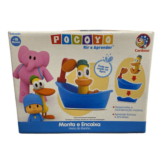 Monta e Encaixa Hora do Banho Pato do Pocoyo Cardoso