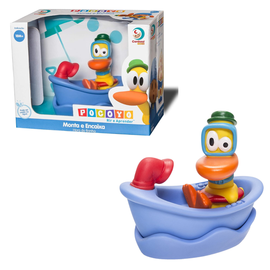 Monta e Encaixa Hora do Banho Pato do Pocoyo Cardoso