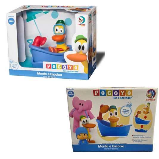Monta e Encaixa Hora do Banho Pato do Pocoyo Cardoso