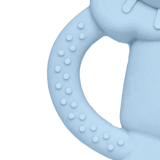 Mordedor em Silicone Leãozinho Azul Buba