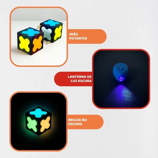 Multi Glow 10 Peças MagForma Steam Toy 