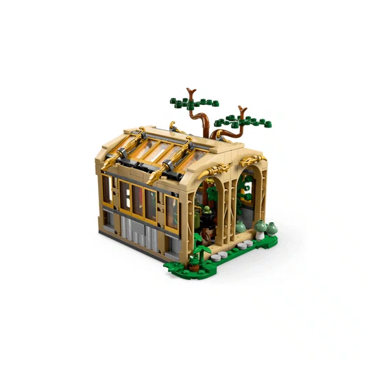 O Castelo de Hogwarts Aula de Herbologia Lego Harry Potter