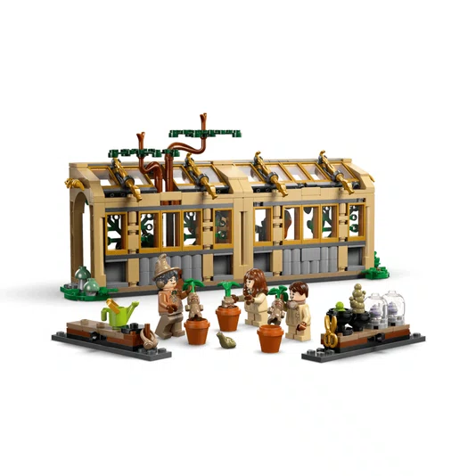 O Castelo de Hogwarts Aula de Herbologia Lego Harry Potter