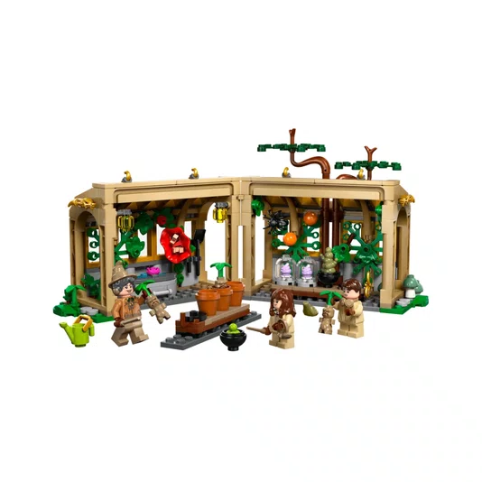 O Castelo de Hogwarts Aula de Herbologia Lego Harry Potter