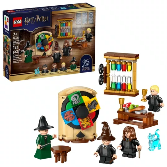 O Castelo de Hogwarts Cerimônia do Chapéu Seletor Lego Harry Potter
