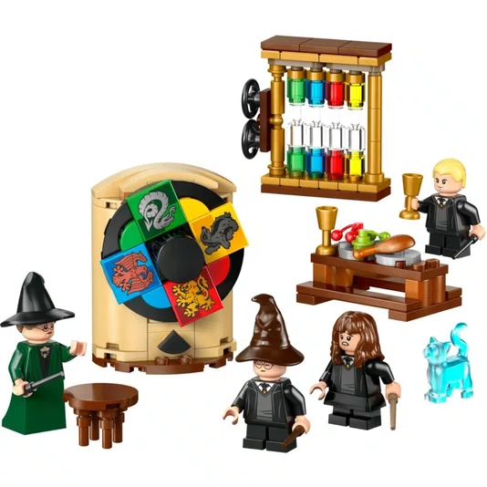O Castelo de Hogwarts Cerimônia do Chapéu Seletor Lego Harry Potter