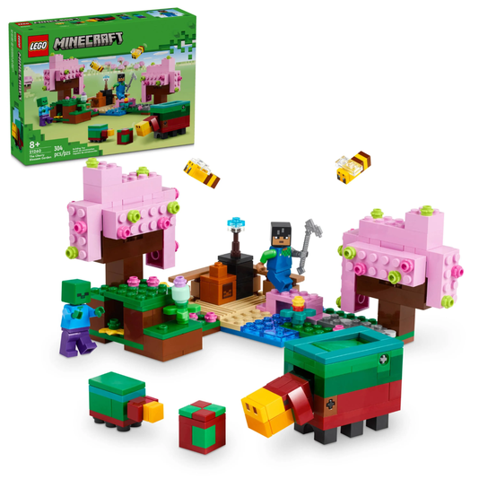 O Jardim de Cerejeiras Lego Minecraft 