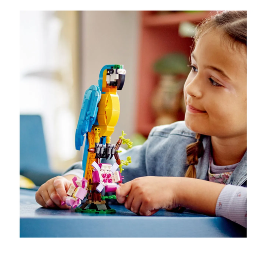 Papagaio Exótico Lego Creator 3 em 1