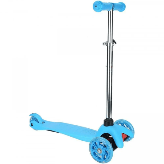 Patinete Infantil 3 Rodas Com Luzes Azul CKS