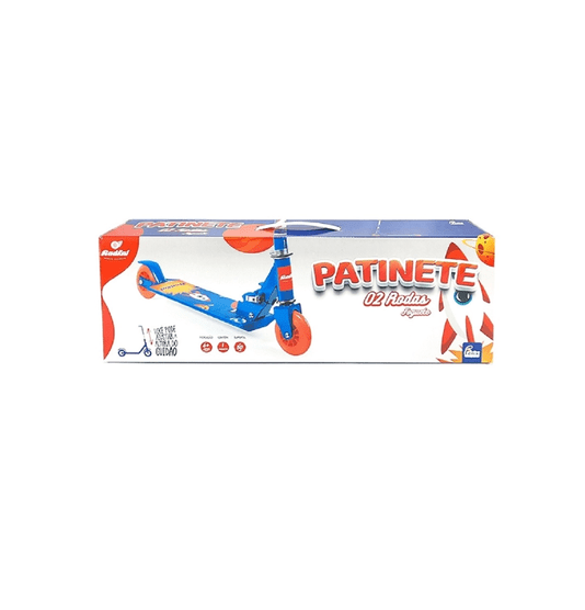 Patinete Infantil Ajustável 2 Rodas Foguete Fenix