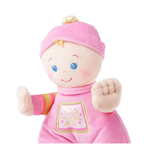 Pelúcia A Primeira Boneca do Bebê Fisher-Price Mattel