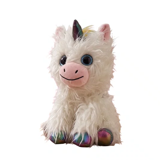 Pelúcia Adota Pets Floquinho Unicórnio Branco Multikids
