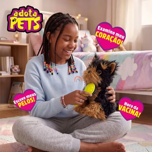 Pelúcia Adota Pets Toddy Multikids