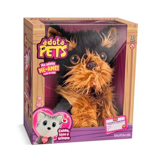 Pelúcia Adota Pets Toddy Multikids