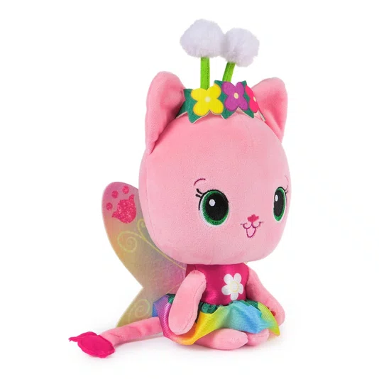 Pelúcia Kitty com Luz e Som Fairylandia Gabby's Dollhouse Sunny 
