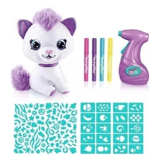Pelúcia Kitty Gatinha para Pintar Airbrush Plush Fun
