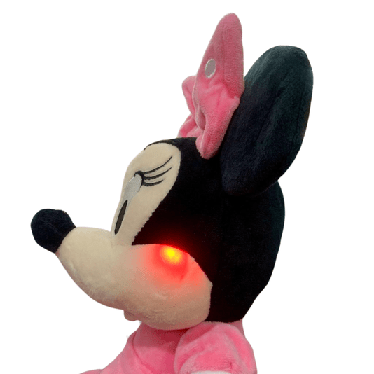Pelúcia Minnie Vestido Rosa Com Luz e Som Disney Multikids
