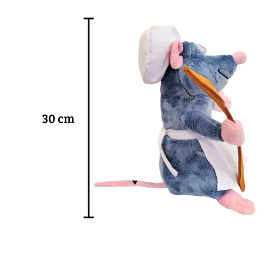Pelúcia Remy Ratatouille Big Feet 30 cm Fun 