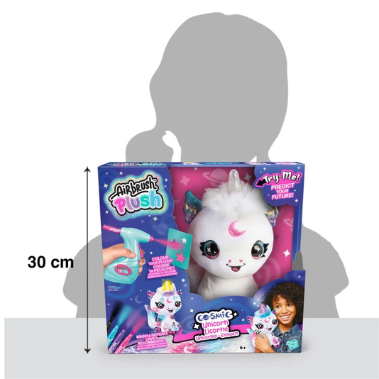 Pelúcia Unicórnio com Luz para Pintar Airbrush Plush Fun
