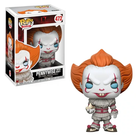 Pennywise Com Barquinho It A Coisa 472 Funko POP! Movies Candide 