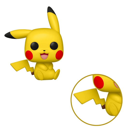 Pikachu Sentado Pokémon 842 Funko POP! Games Candide