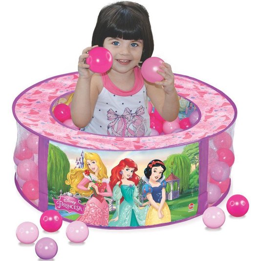 Piscina de Bolinhas Princesas Disney Lider 