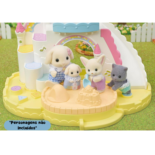 Piscina e Caixa de Areia Jardim da Infância Sylvanian Families Epoch