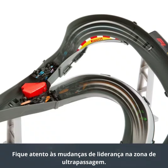 Pista Hot Wheels Circuito de Corrida Sprint Formula 1 Speed Snap Track System Mattel