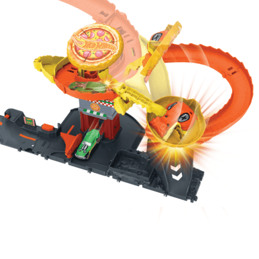 Pista Hot Wheels City Ataque de Cobra vs Pizzaria Mattel