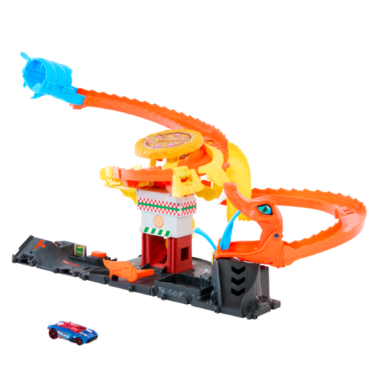 Pista Hot Wheels City Ataque de Cobra vs Pizzaria Mattel
