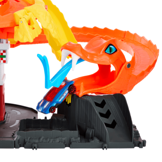 Pista Hot Wheels City Ataque de Cobra vs Pizzaria Mattel