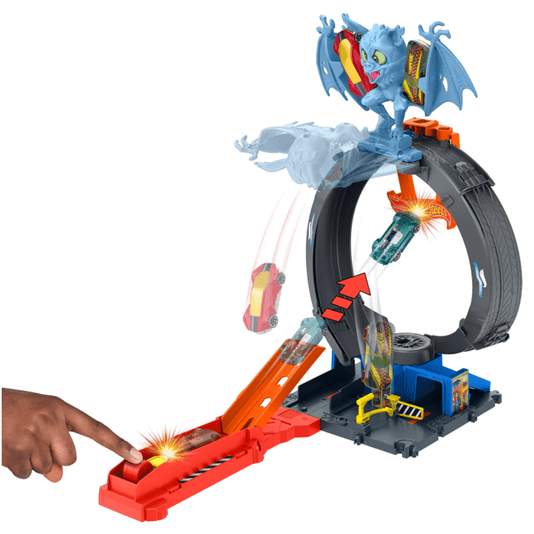 Pista Hot Wheels City Ataque de Loop de Morcego Mattel