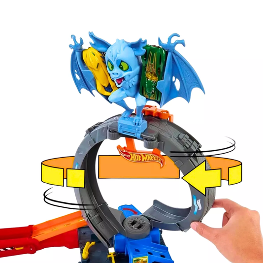 Pista Hot Wheels City Ataque de Loop de Morcego Mattel