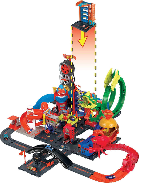 Pista Hot Wheels City Estacionamento no Centro da Cidade Mattel