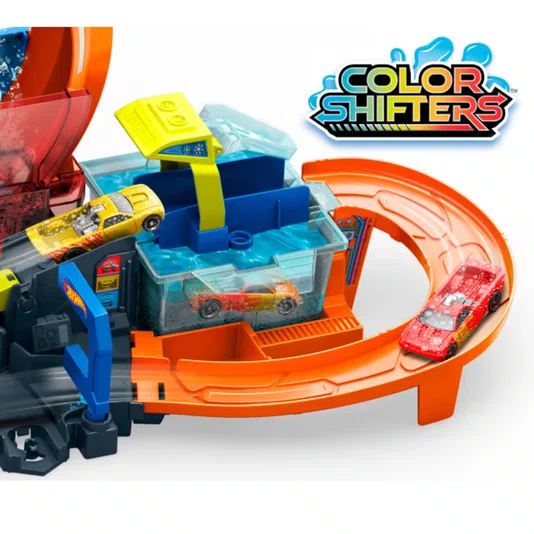 Pista Hot Wheels City Lava Rápido Mega Loop Speed Snap Mattel 
