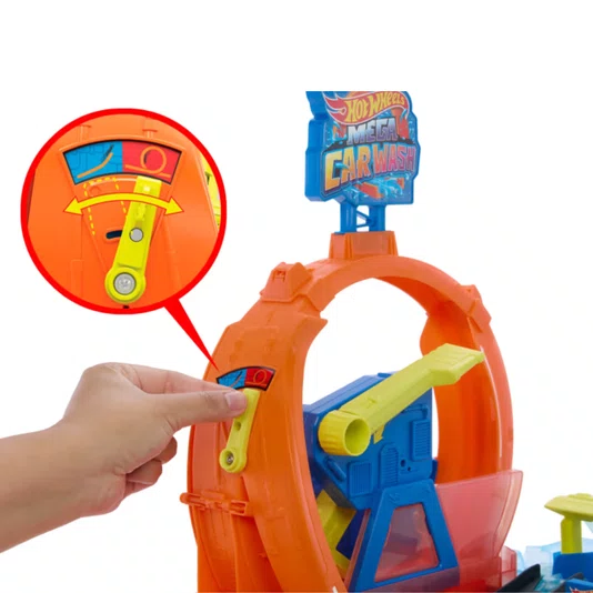 Pista Hot Wheels City Lava Rápido Mega Loop Speed Snap Mattel 